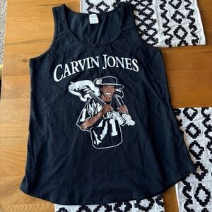 Carvin Jones King of Strings Blues Guitarist Tank Top Womens large L